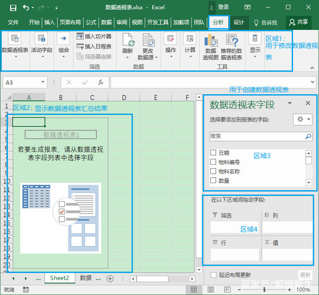 如何使用Excel做数据透视表?3分钟教会你!