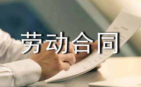 2022年劳动合同格式