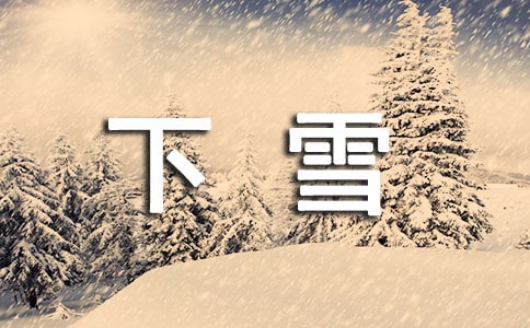 关于下雪天写景的作文