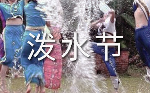 关于泼水节的日记