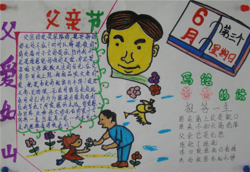 1591757832949814.png 父亲节手抄报图片内容大全一等奖