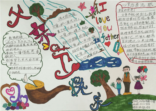 1591757717646739.png 父亲节手抄报图片大全小学