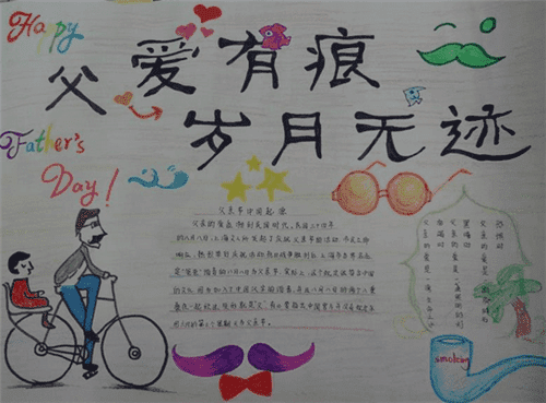 1591165498669075.png 关于父亲节手抄报图片大全简单又漂亮