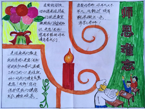 庆祝教师节的手抄报五年级 庆祝教师节的手抄报五年级