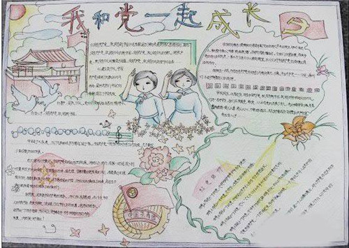 1593319382701958.jpg 2020建党99周年手抄报简单字少