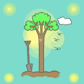 发表植树说说的句子100句